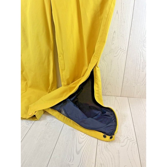 Vineyard Vines Ski Pants Mens S Yellow Belted Snowboard Rain Pockets Zipped Legs - Picture 5 of 8